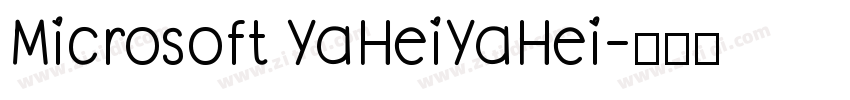 Microsoft YaHeiYaHei字体转换
